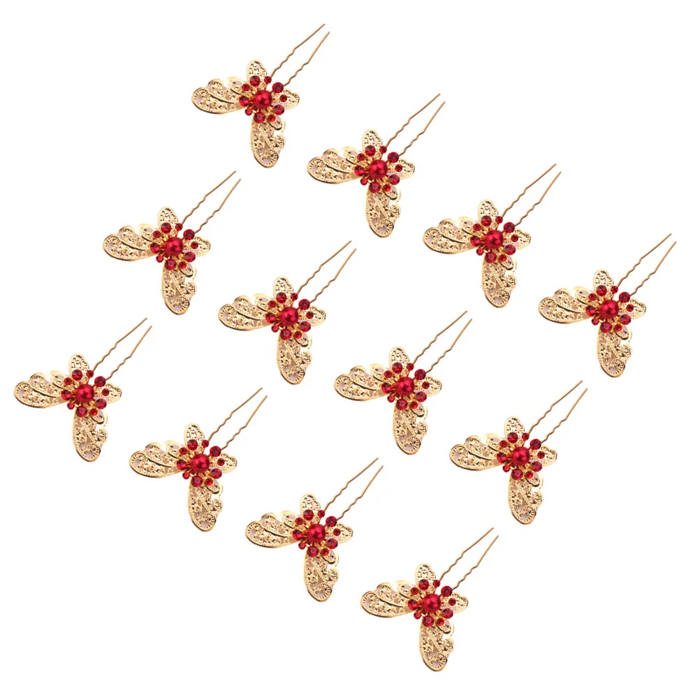 6 шт. свадебная палочка для волос заколка со стразами ювелирные изделия заколки