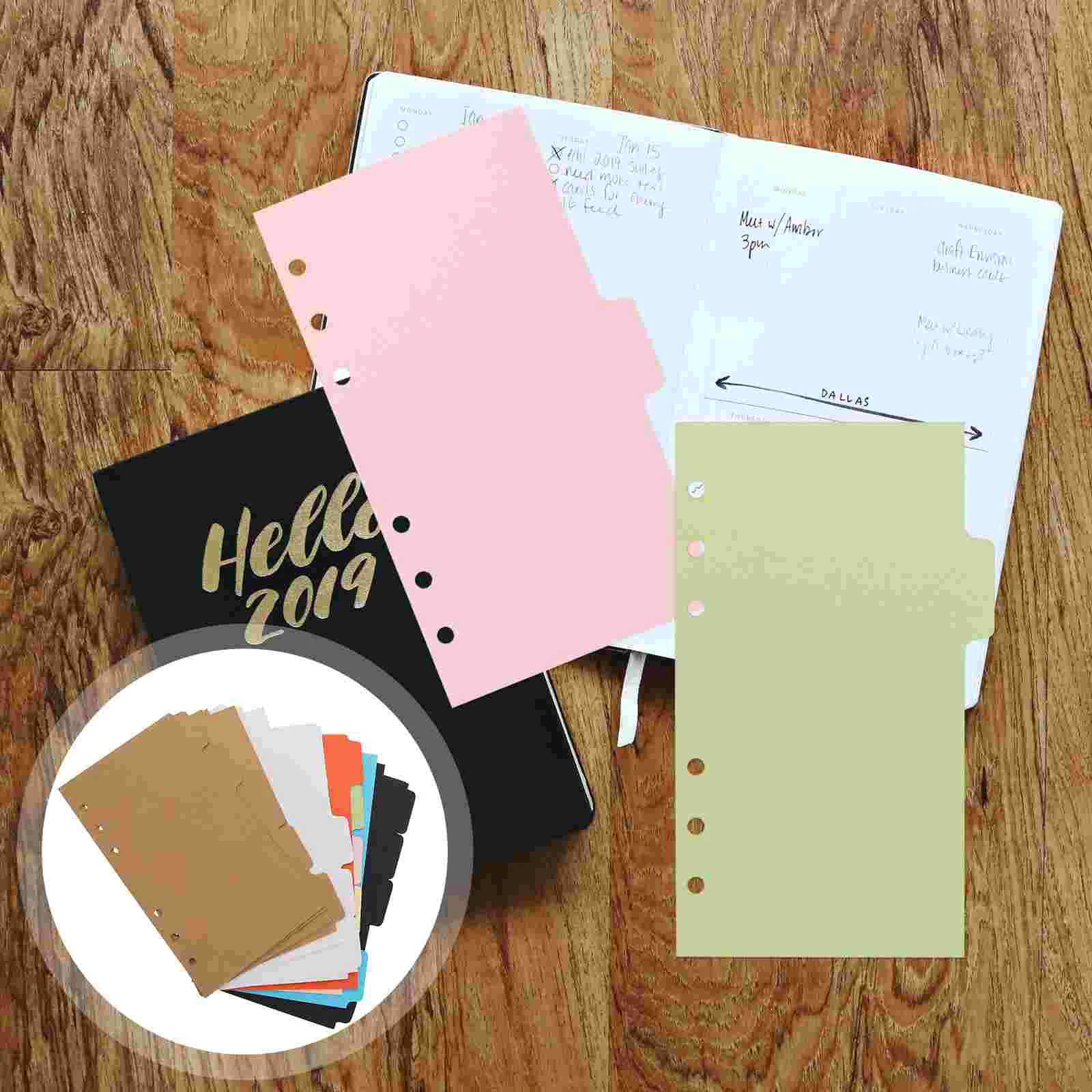 

20Pcs Paper Tab Dividers Professional Dividers Portable Binder Tabs Office Supply