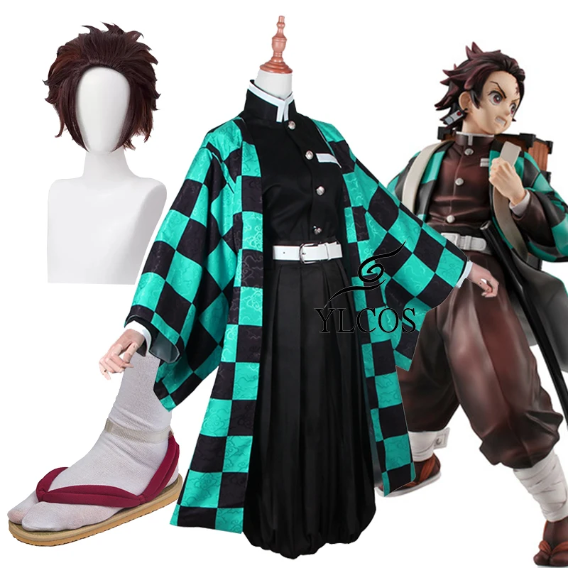 

Костюм для косплея из аниме «рассекающий демонов» камадо танджиро