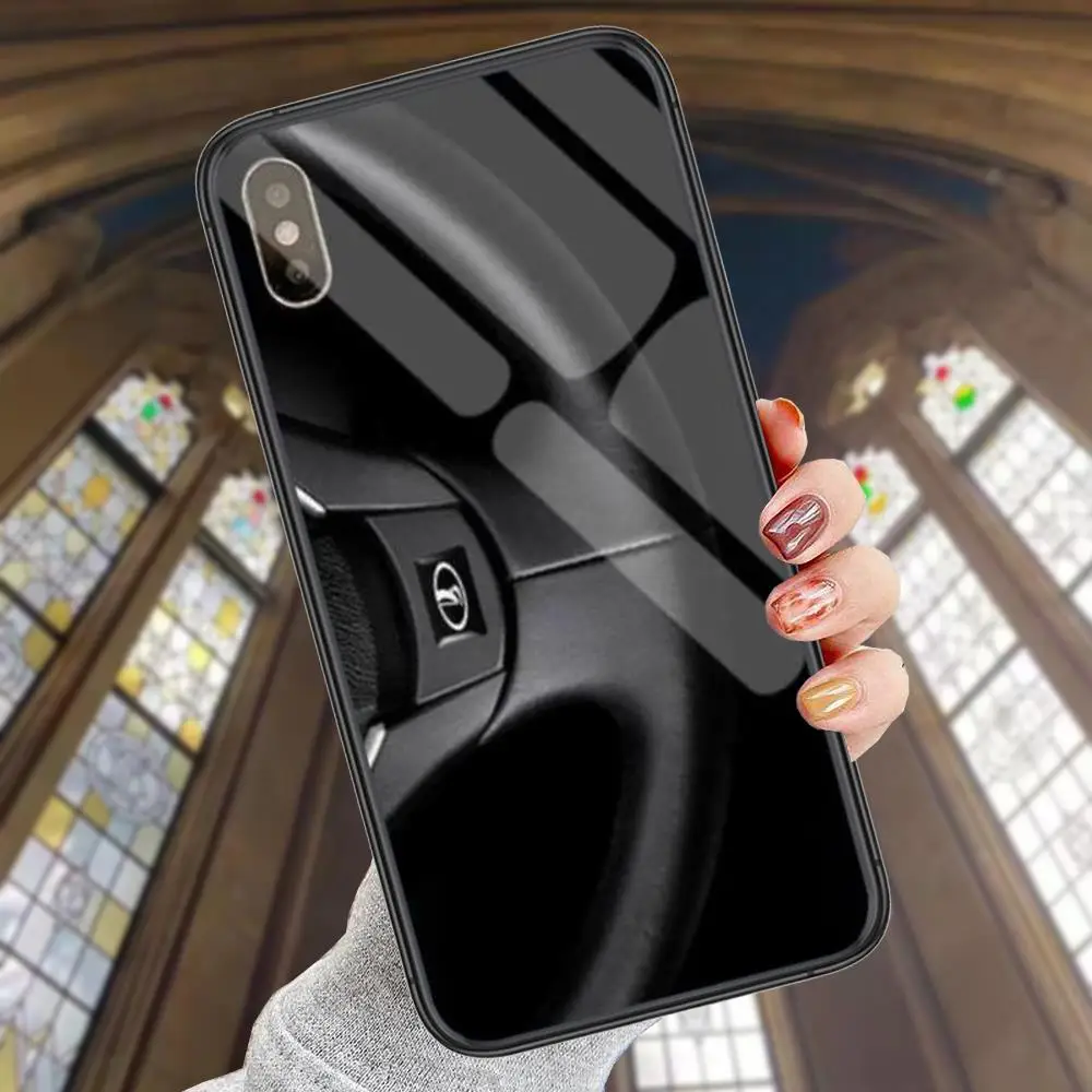 Для Apple IPhone 13 12 Mini 11 Pro XS MAX XR X 8 7 6S 6 Plus 5S SE Lada логотип автомобиля силиконовые