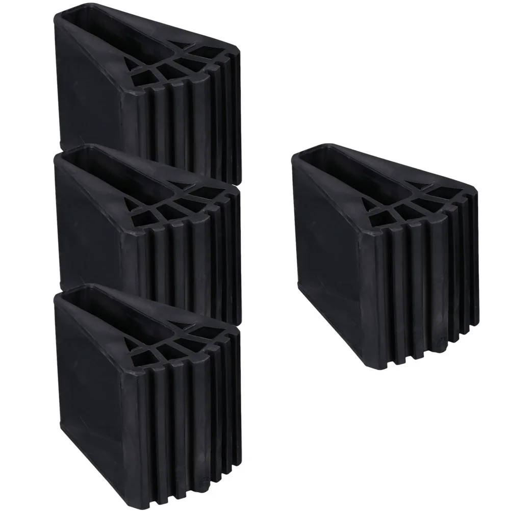 

4 Pcs Ladder Foot Cover Extendable Ladders Mat Protective Covers Feet Pad Stabilizer Step Rubber Supplies Home Accessories
