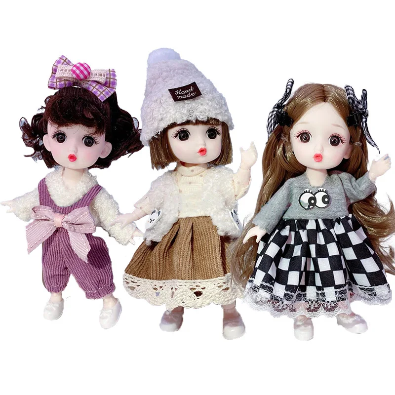 

12 Styles Cute 17cm Pouting Doll Princess Doll Dress Up Doll Little Loli Doll Toy Child Girls Birthday Gift Bjd Doll Lol Dolls