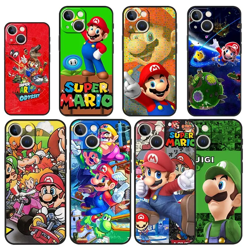 

Phone Case For iPhone 13 12 11 Pro Max Mini XS Max XR X SE(2020) 7 8 6 6S Plus 13Pro 12Pro 11Pro 5 5S Coque Super Mario Bros