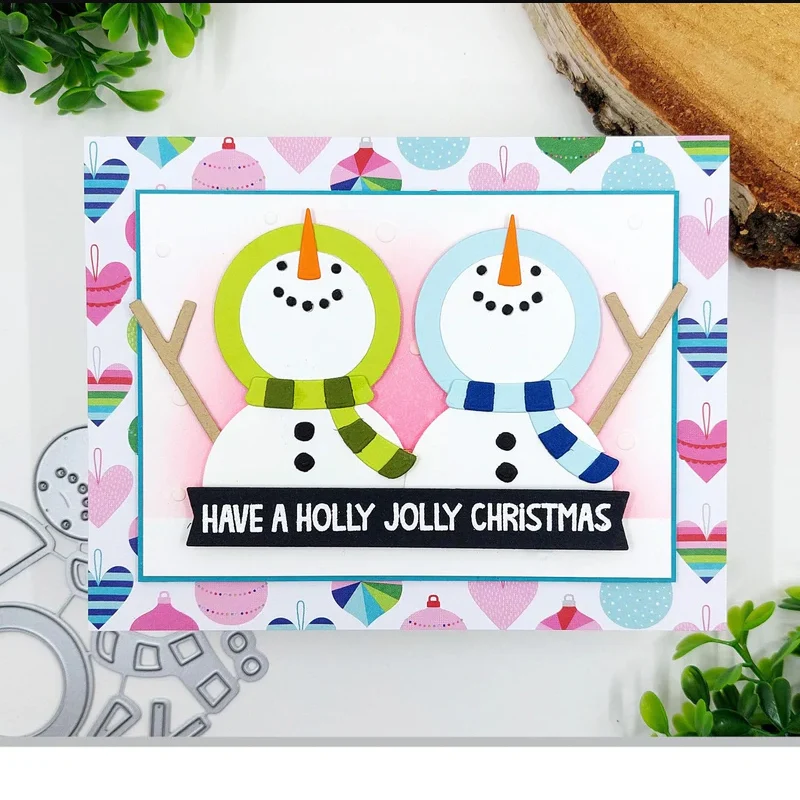 Рождественская елка наклейки с сюрпризом друзья со снегом ГОЛУБИ МИРА зелень