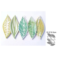 new metal cutting dies 8 pcs hollow leaves set for scrapbooking craft die cut card making embossing stencil