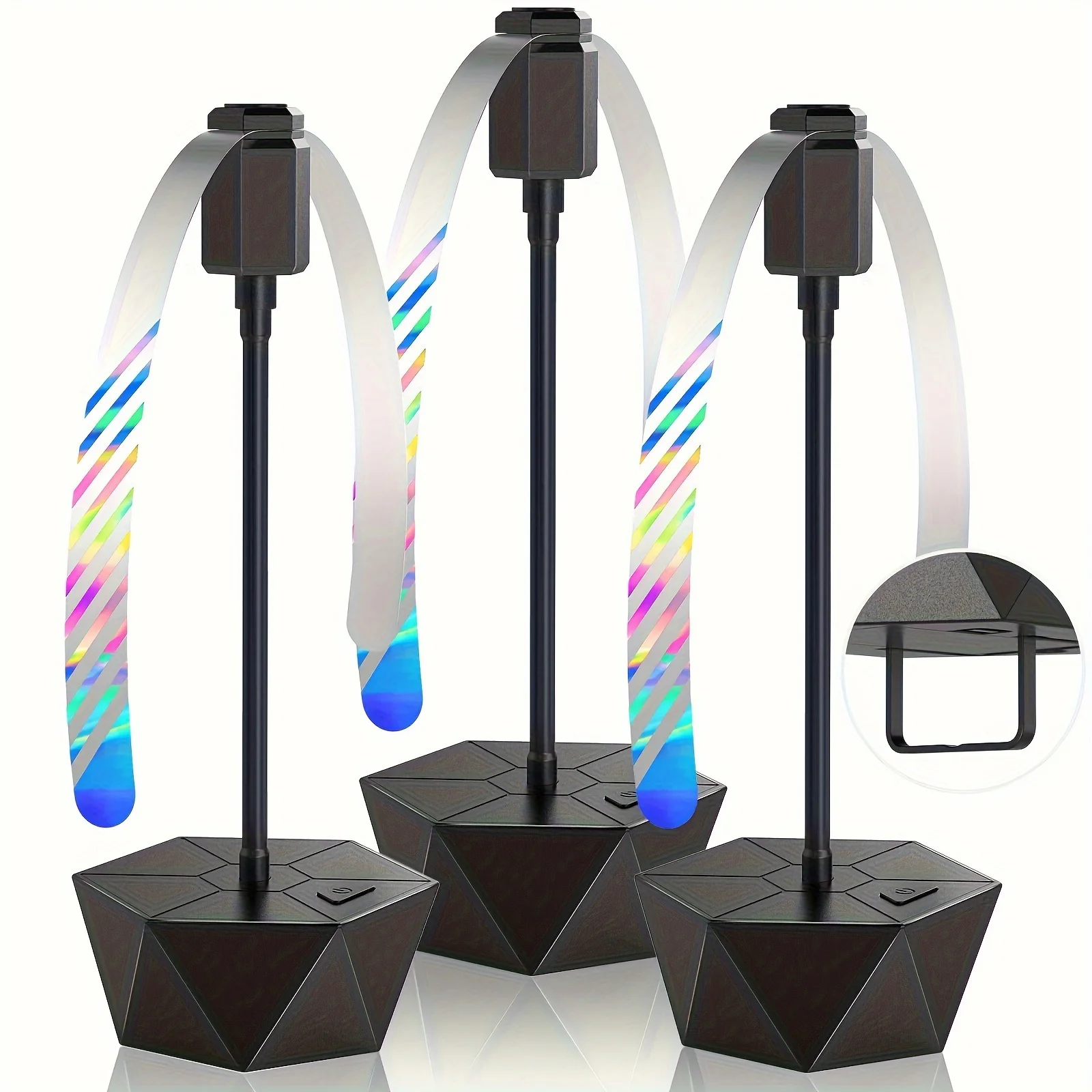 Портативный складной вентилятор AISITIN 2/3 шт. электрический настольный для еды дома