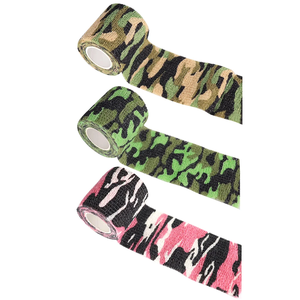 

4.5mx5cm Camping Hunting Camouflage Tape Self-Adhesive Stretchable Non-Woven Outdoor Stealth Shooting Camera Wraps