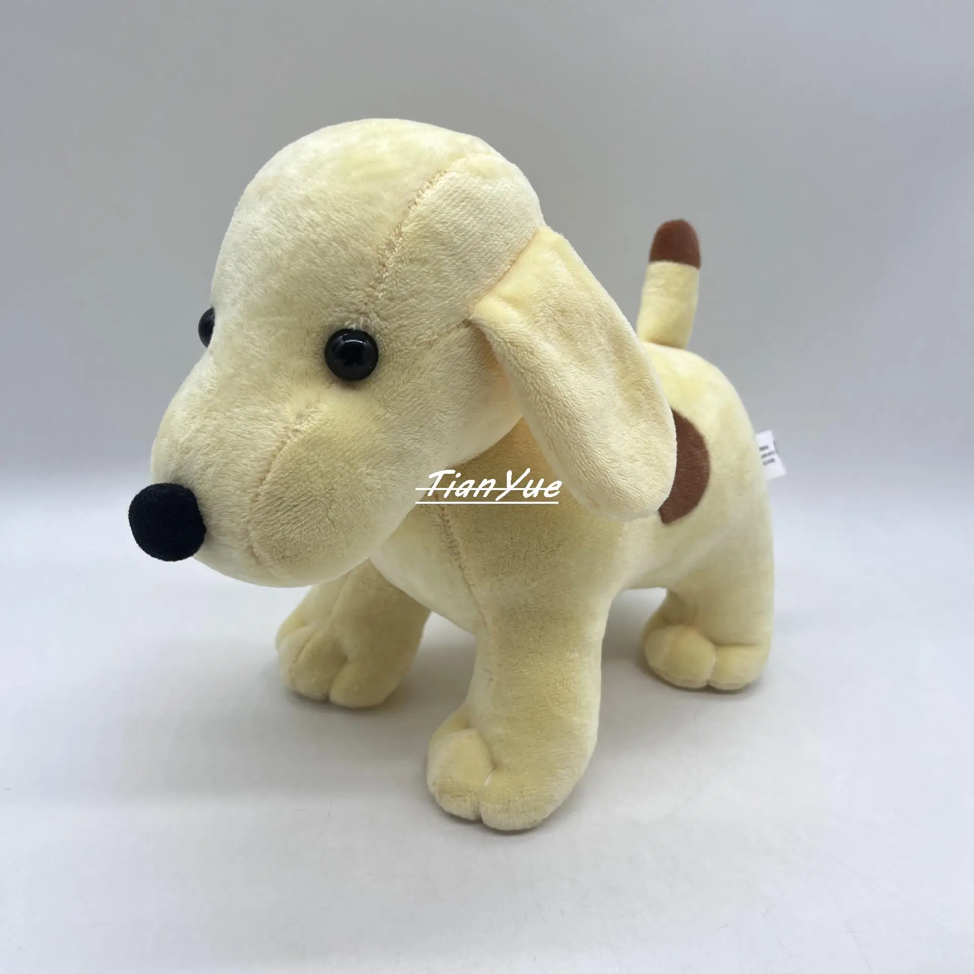 

SPOT STANDING Puppy Dog Toys Soft Stuffed Cartoon Anime Yellow Dog Plushie Cute Stuffed Animal Funny Toy Gift for Kids 20cm
