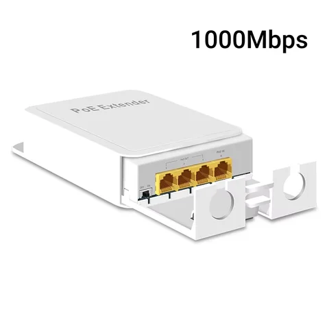 Ethernet PoE Gigabit Extender 1 в 3