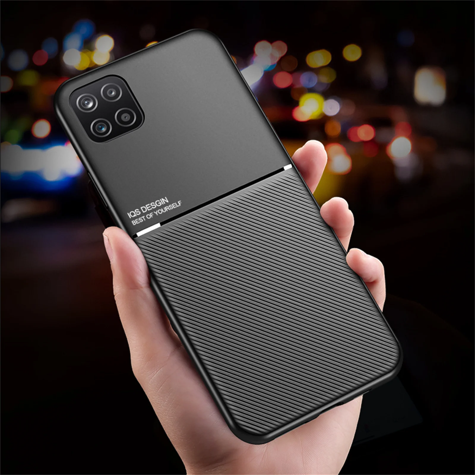 Тонкий кожаный чехол для телефона Samsung Galaxy A22 A12 A52s A32 M52 A13 A53 S21 S22 Ultra Plus 5G мягкий