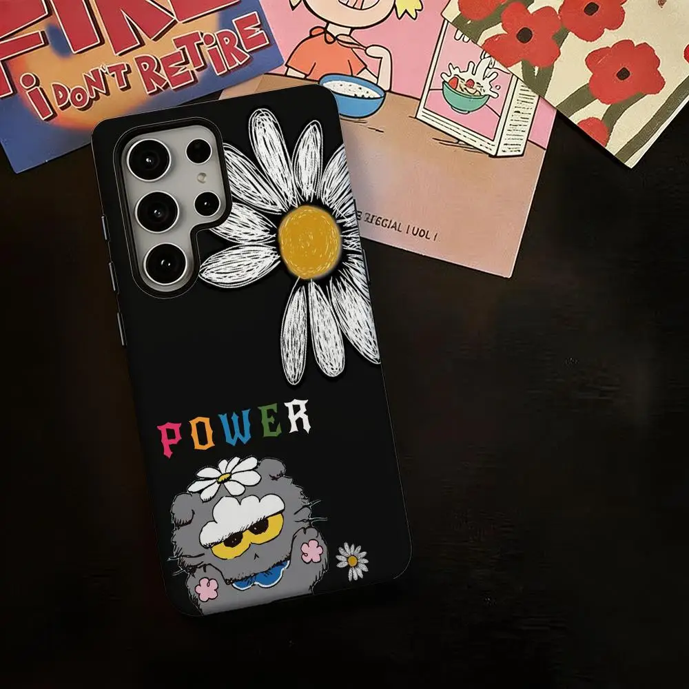 Фото Чехол для телефона P-PEACEMINUSONE с крутым узором для Samsung Galaxy S25 S24 S23 S22 S21 Plus Ultra, глянцевый корпус 2-в-1. №1