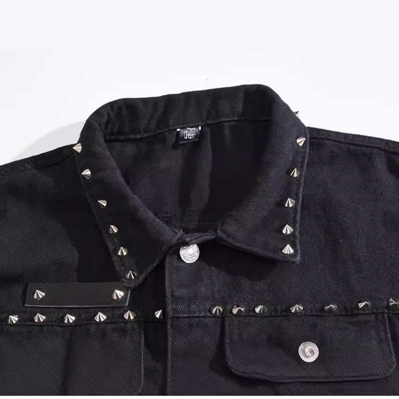 Жилет Maxulla мужской джинсовый хлопковая безрукавка в стиле панк/Ретро Уличная