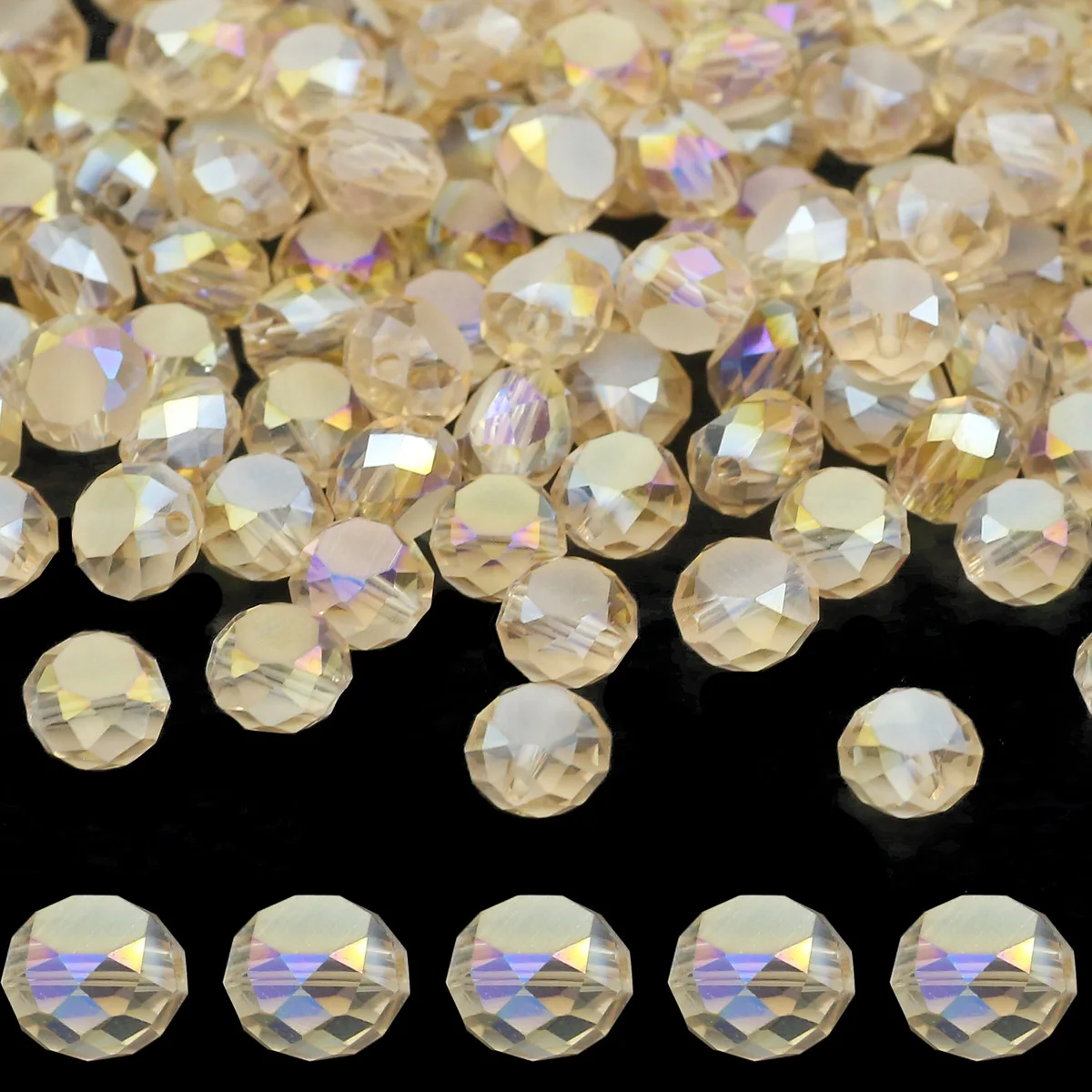 50 шт./лот серебристые шампанские в форме хлеба австрийское хрустальное стекло