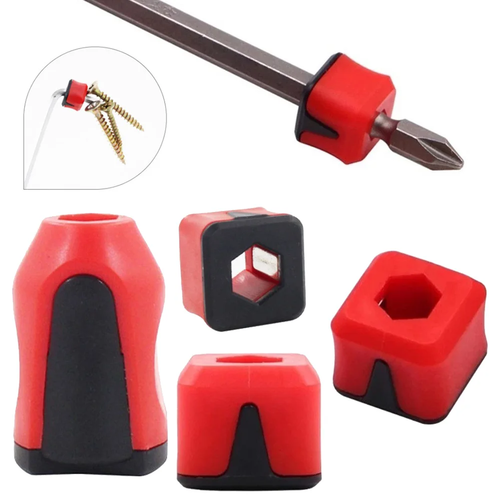

1PC Strong Magnetic Sleeve Batch Head Screwdriver Hexagonal Wrench Magnetizer Magnetic Ring Pick Up Tool Screwdriver