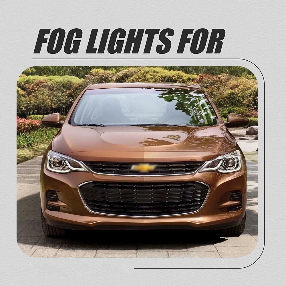 Фото Комплект для модернизации передних противотуманных фар для Chevrolet Cavalier 2016-2019 годов выпуска, с дополнительным переключателем и проводкой, автомобильные аксессуары №4