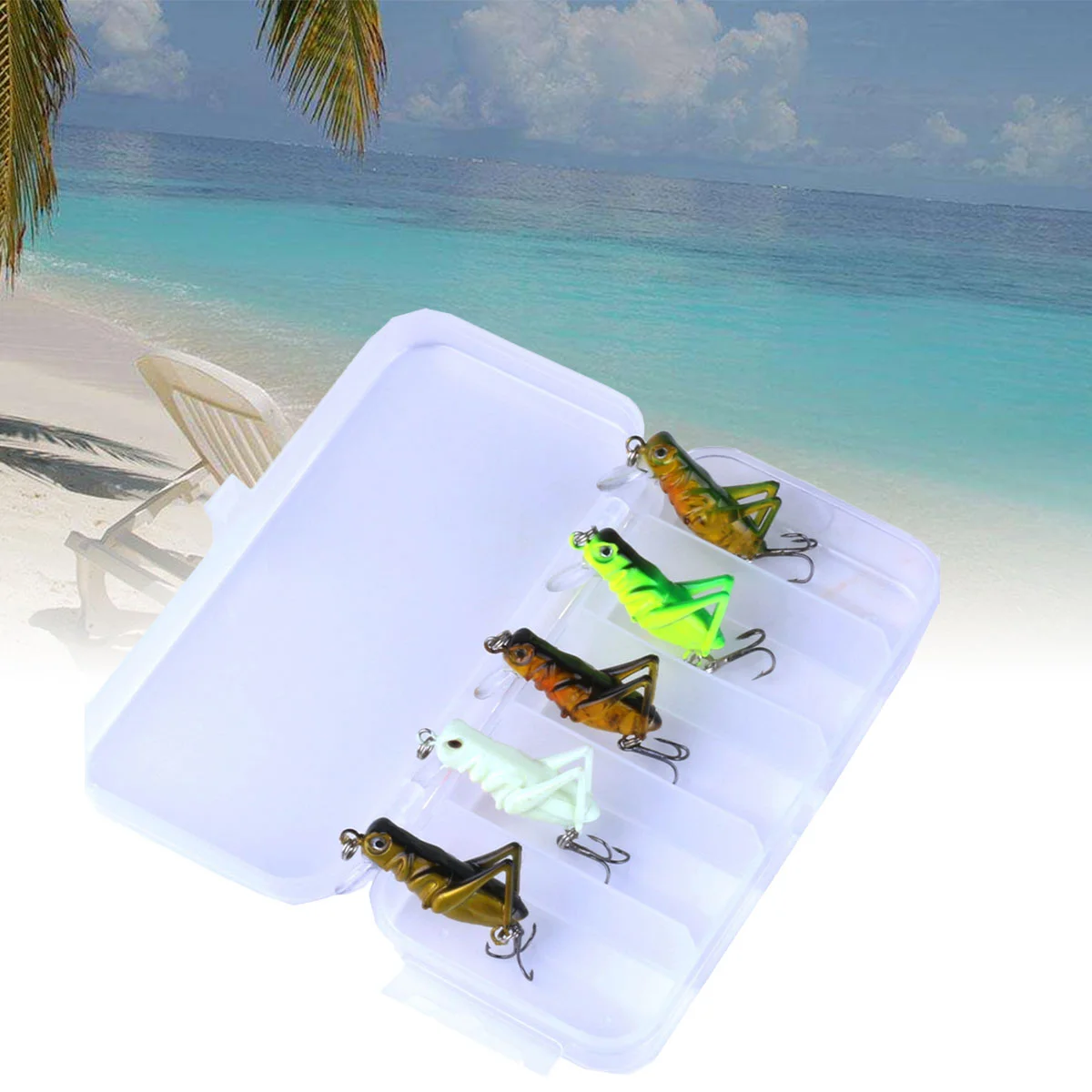 

5pcs Simulation Shrimp Luminous Fishing Bait Fishing Gear Set Fishing Lures Fishing Set for Fishing Accessories Supplies sale