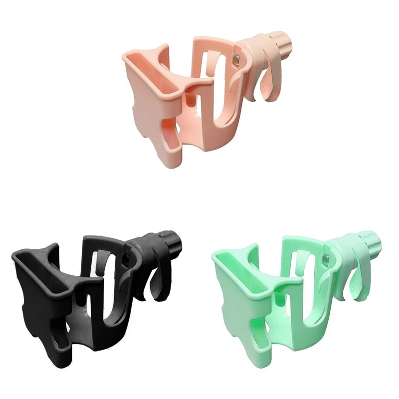 

Pram Cup Holder Baby Stroller Phone Holder Organizer Adjustable Drink Holder for Pushchair Buggy Wheelchair 360°Rotate