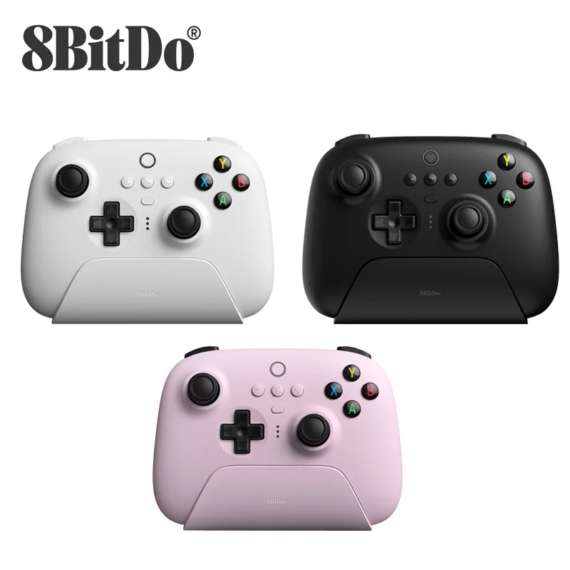 8BitDo - Ultimate Wireless 2.4G Gaming Controller with Charging Dock for PC, Windows 10, 11, 7,8,Steam, Android