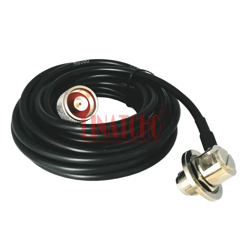 5 meters RG58U N Male and SO239 connector Coaxial Cable for FT-7800 FT-7900 Mobile Radio antenna