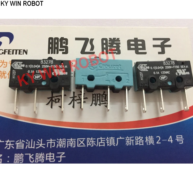

1PCS French 83278 micro switch 0.1A stroke reset touch switch high sensitive contact medical instrument switch
