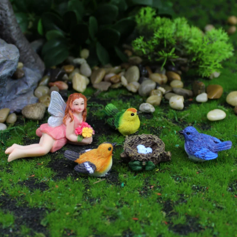 

Handicrafts Small Ornaments, New Flower Fairy Micro Landscape Garden Decoration