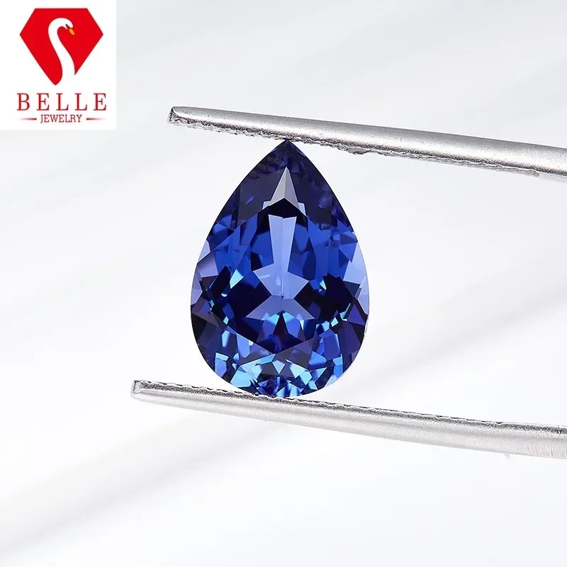 Лидер продаж HP блестящая груша натуральный лабораторный сапфир муассанит VVS1 AGL