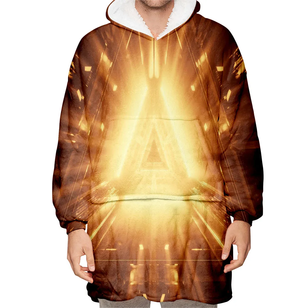 

Jumeast Blanket Oodie Fleece Hoodie Futuristic Cyberpunk Techwear Flipper Zero Hacker Hoodies For Men Fashion Hooded Sweatshirts