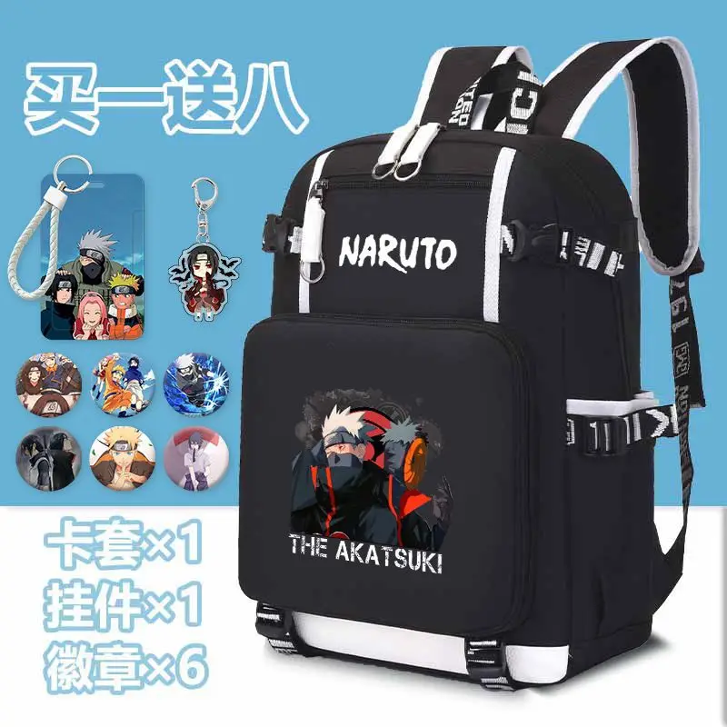 

Anime Naruto Uzumaki mochilas for Teen boys girls Back to school backpack Student Schoolbag Men Women Leisure Usb Travel Bags