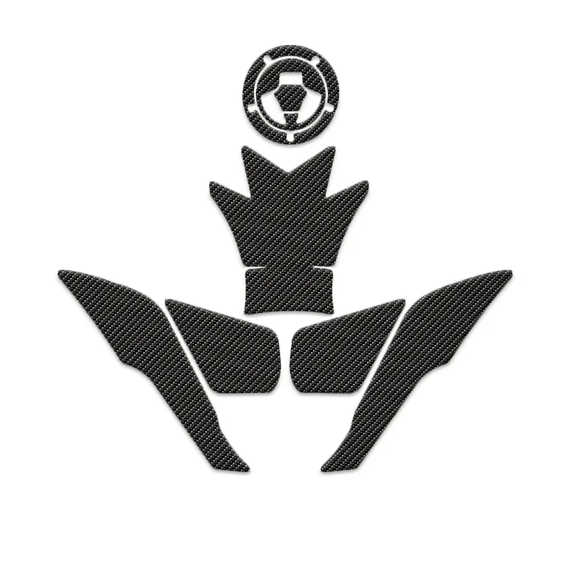 Мотоциклетная противоскользящая накладка на топливный бак боковая наколенница