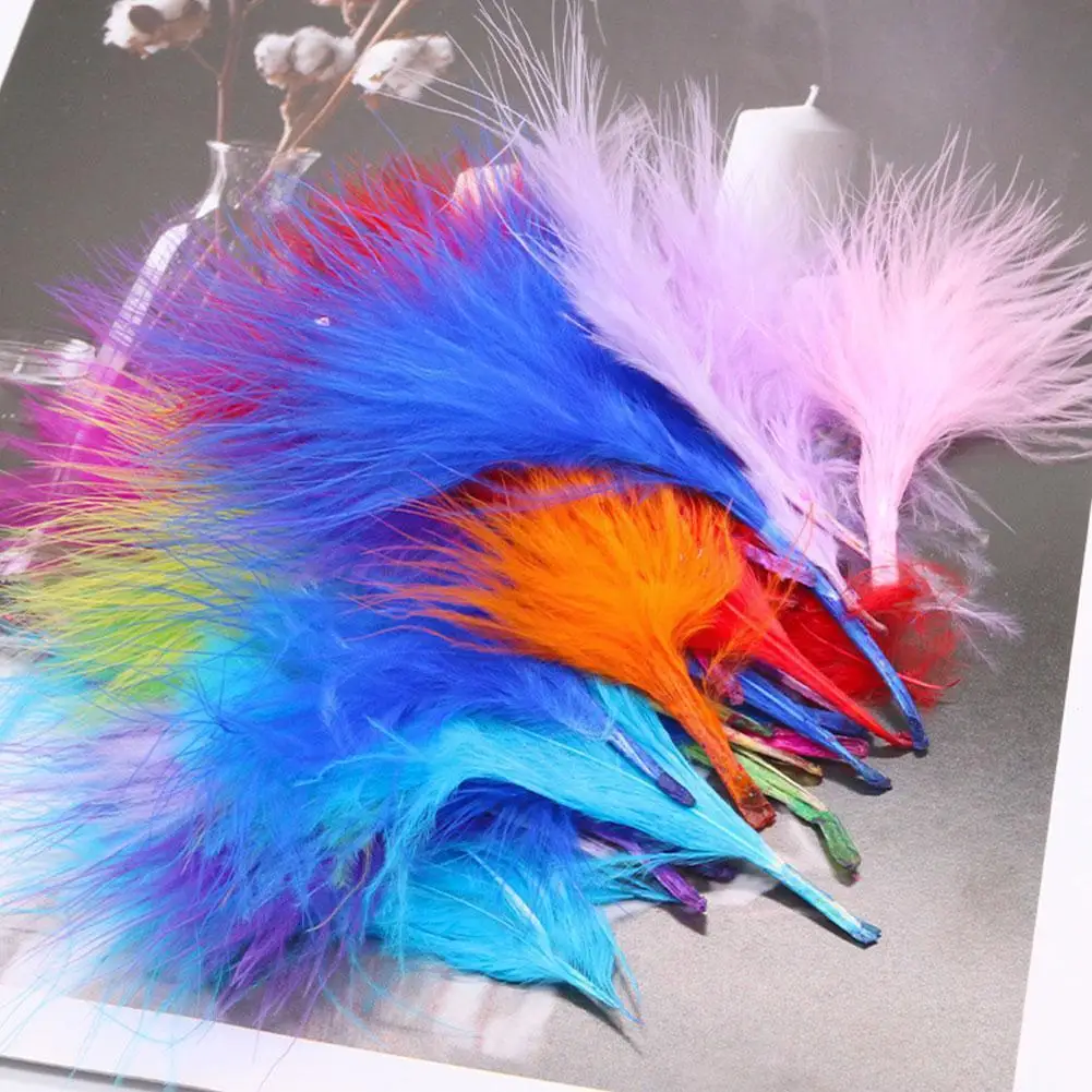Перья индейки 6-13 см, горячая Распродажа, искусственная Свадебная поделка, сделай сам, изготовление ювелирных изделий, сцена, оптовая продажа, поддерживающая декоративная ткань F6H6