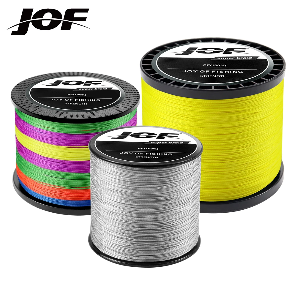 

Плетеный шнур JOF, 9 нитей, 300/500/1000 м, 100% ПЭ