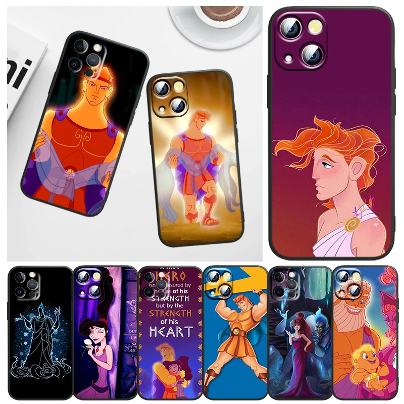 

Phone Case For Apple iPhone 14 13 12 11 mini 8 7 6 XS XR X SE 2020 Pro Max Plus Funda Hercules Migra Hades Hades Black Cover