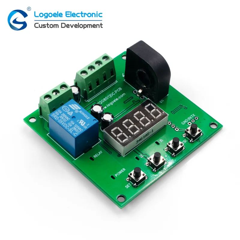 

High Accuracy Transducer 12V 24V 6A 15A 25A 50A RS485 TTL 0-5V Analog Switch Output DC Current Sensor