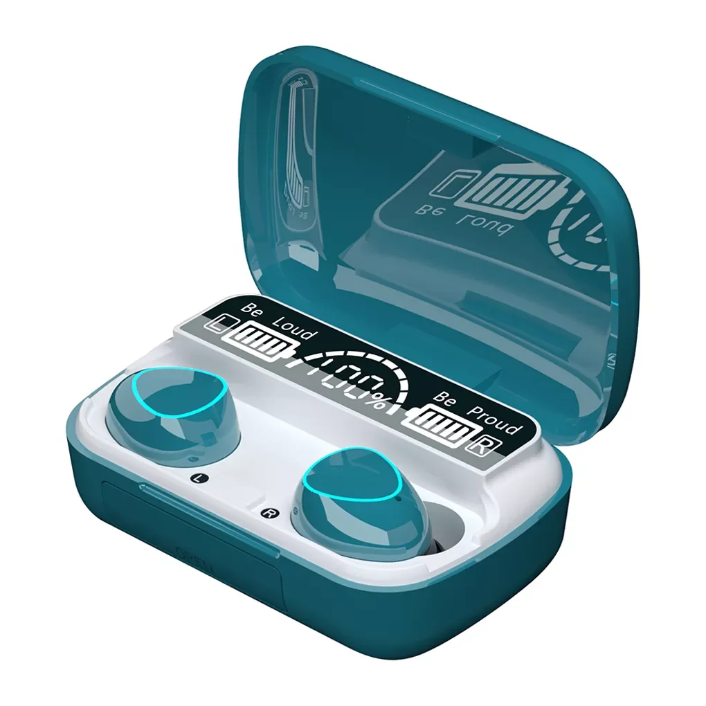 

M10 TWS Wireless Headphones Touch Control Bluetooth-compatible 5.1 Earphones Wireless Headset Waterproof Earbuds