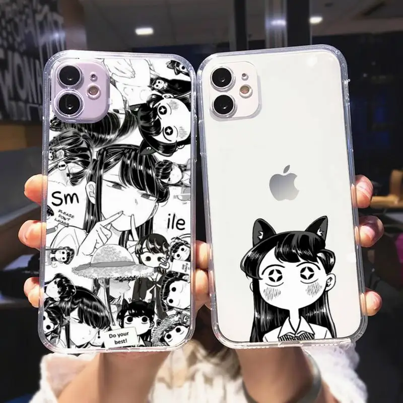 Чехол для телефона RUICHI с рисунком манги Chibi Komi Shouko Komi-san iPhone 11 12 Mini 13 Pro XS Max X 8 7 6s Plus 5