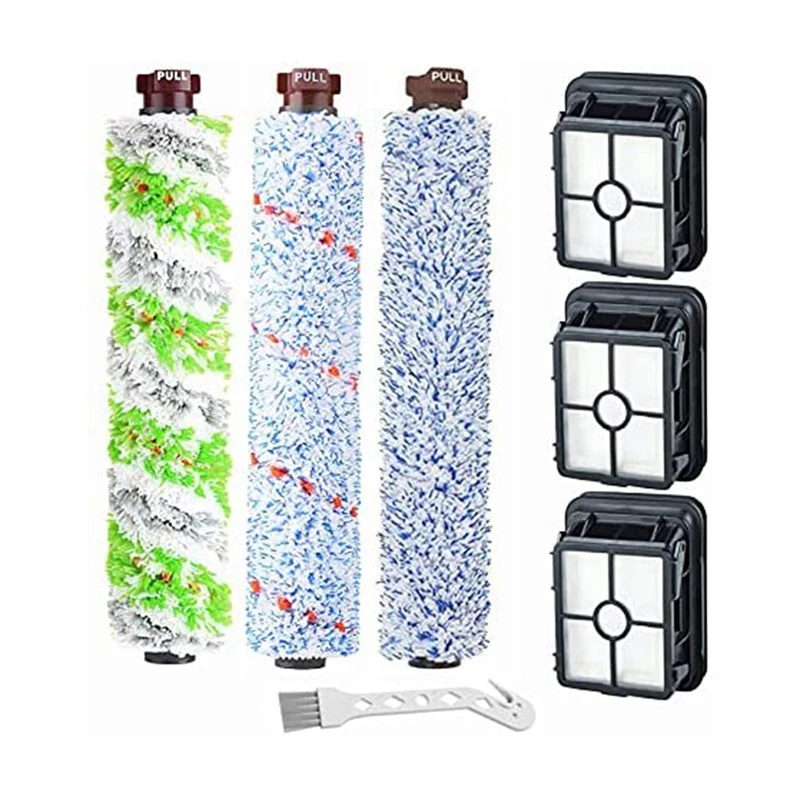 

Replacement Brush Roller And Filter Set For Bissell Crosswave 1785 2306 2551 Series Dry And Wet Vacuum Cleaners