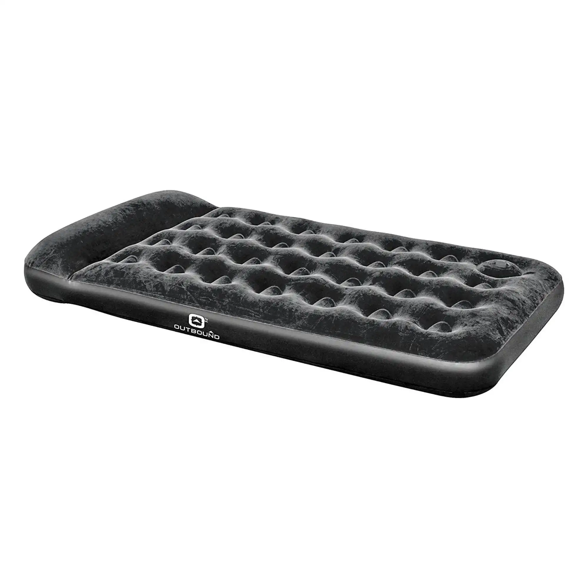 

9 Inch Inflatable Camping Mattress Twin Airbed with Built-In Foot , Black