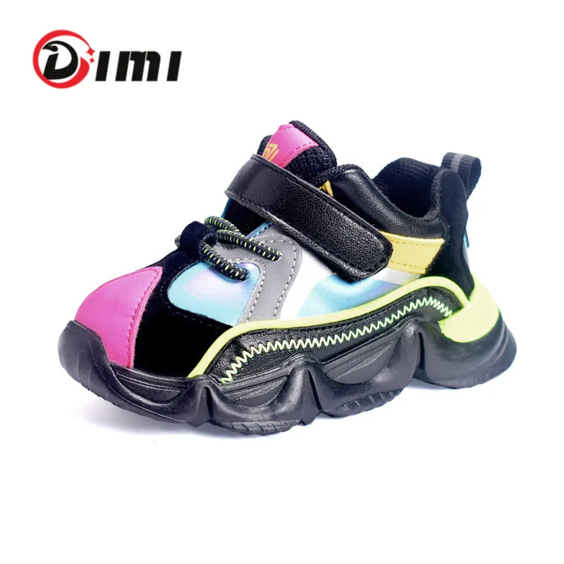 

DIMI 2022 Autumn Baby Shoes Boy Girl Soft Leather Infant Toddler First Walk Shoes Fashion Waterproof Non-Slip Kids Sneaker T2106