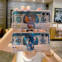 dollar design tom and jerry with wrist strap phone cases for iphone 13 12 11 pro max mini xr xs max 8 x 7 se 2020 back cover