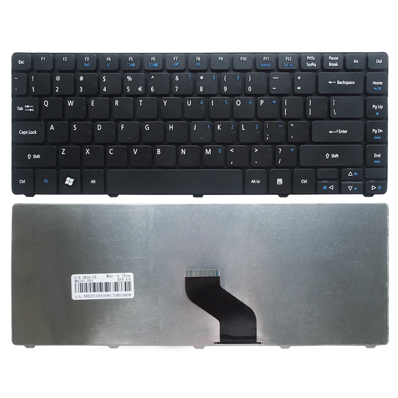 

US Black New English laptop keyboard For Acer 3810TG 3810T 4750G 3810 4743G 5942 5942G AS 4535G 4741G 4551 4741 4540