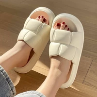 qweek 2022 new slippers sandals women summer home indoor non slip outdoor wear thick bottom simple student dormitory all match