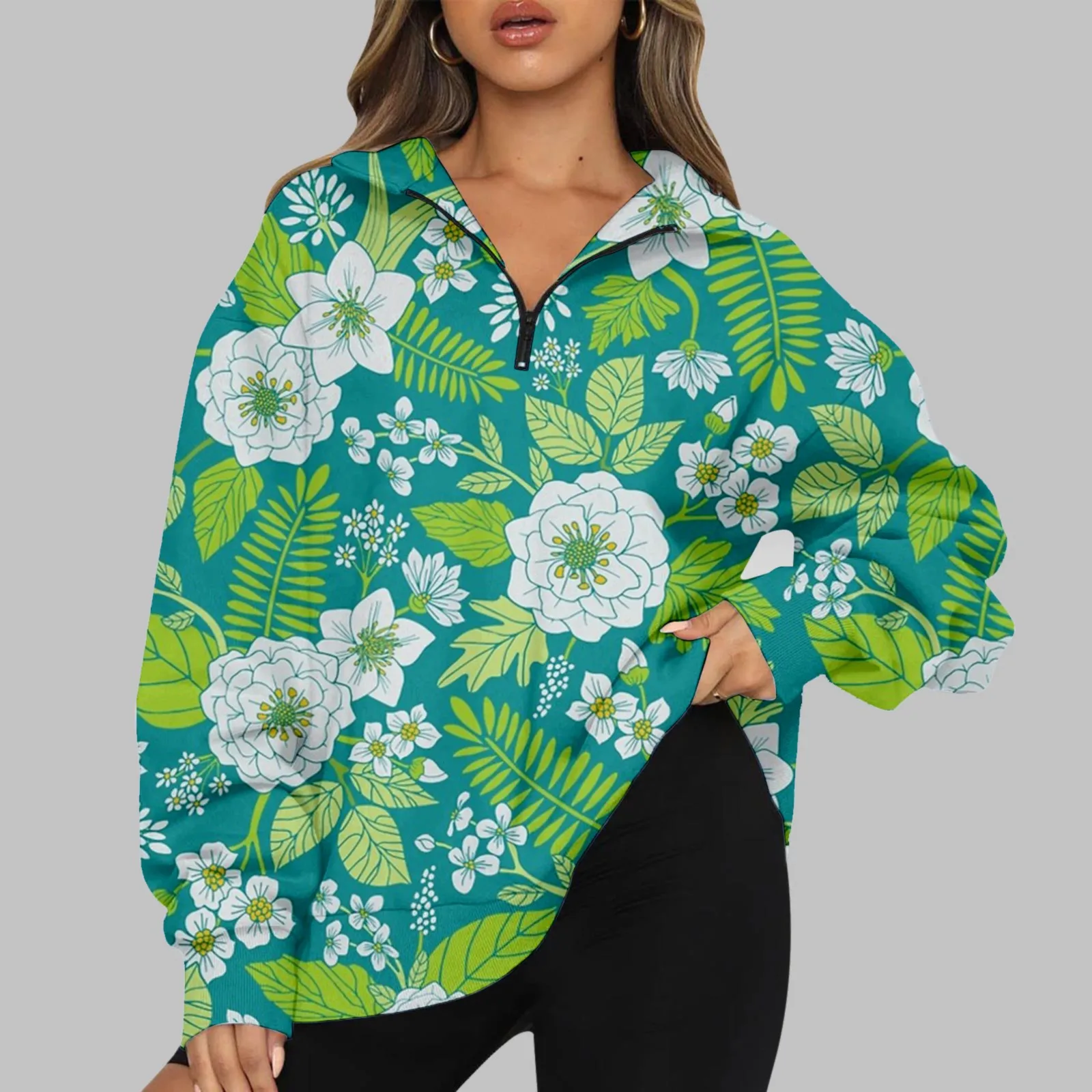 Женская толстовка с капюшоном и принтом в клетку новинка весны осени 2024 модная