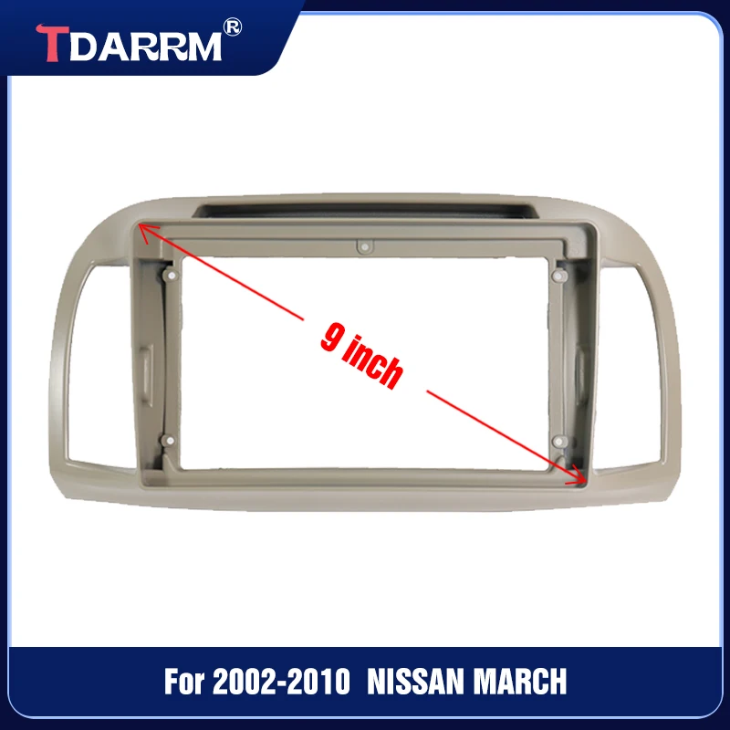 Автомобильная радиоустановка Fascia Для NISSAN MARCH 2002-2010 автомобильная стереосистема 2