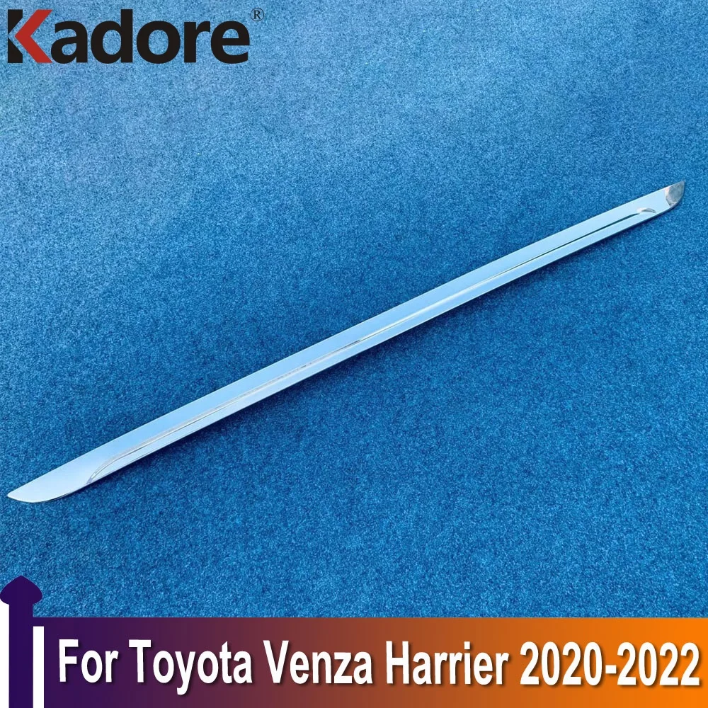 

Для Toyota Venza Harrier 2020 2021 2022 крышка багажника отделка автомобильные аксессуары задняя дверь защитная хромированная полоса