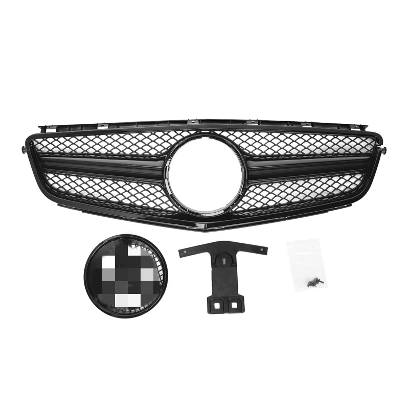 W204 C63 стиль решетка гонки спортивный глянцевый черный гриль C- Class 2012 2023 2014 AMG для