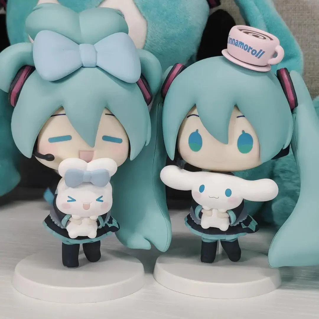 SEGA Hatsune Miku Jade Guigou Sanliou Q Clay Man Пейзаж Подвижная декоративная модель ручной работы