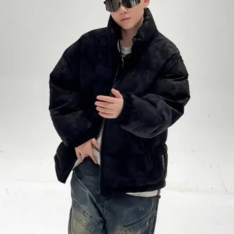 2024 новинка зимы мужской халат-хлеб Майяра модный универсальный свободный теплый