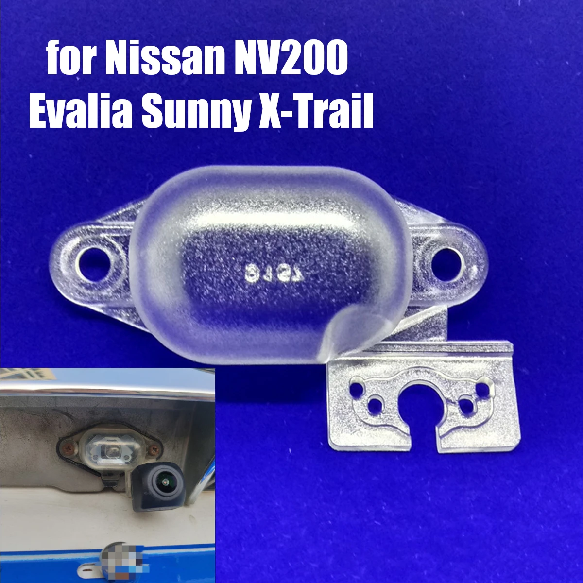 

Для Nissan NV200 Evalia Sunny X-Trail Sentra Serena Vanette автомобильный кронштейн для камеры заднего вида, корпус освещения номерного знака