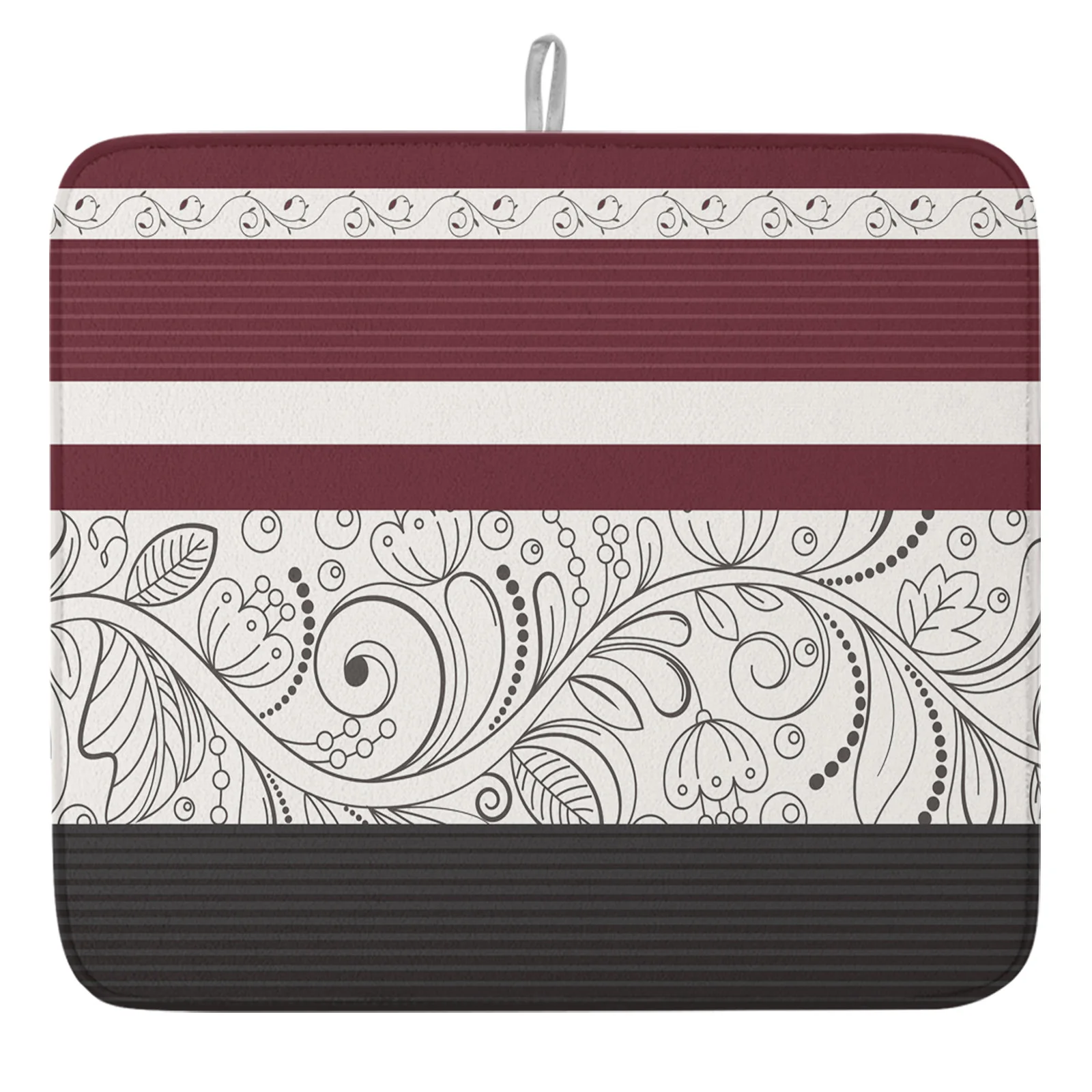 

Домашний коврик для сушки посуды в полоску, кухонный коврик для посуды и чашек, впитывающий материал для раковины