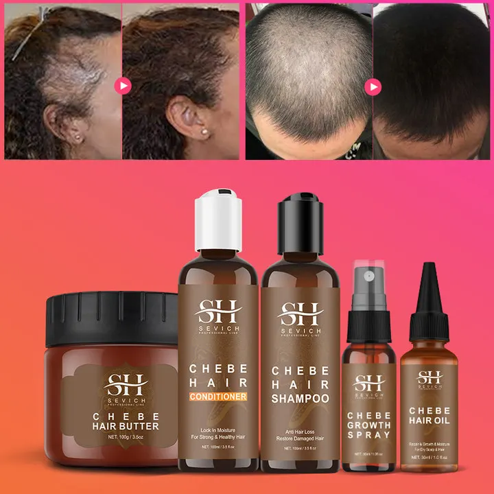 Набор товаров для роста волос Chebe африканские сумасшедшие быстро растущие